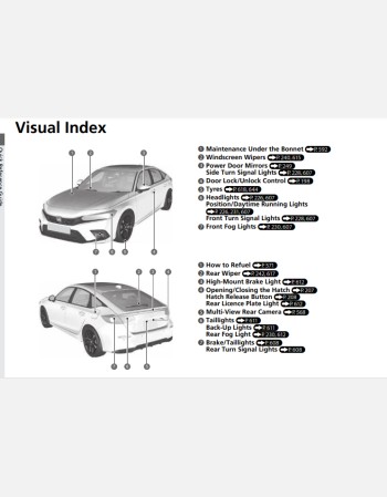 honda civic 2023 owners manual